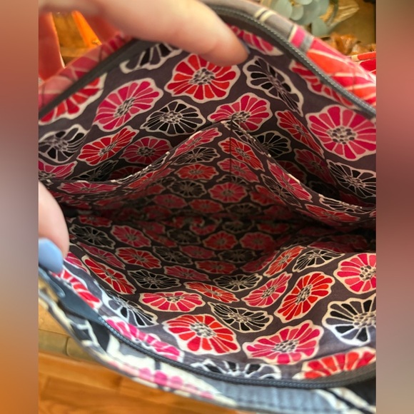 Vera Bradley Cherry Blossoms Large Crossbody Purse - Picture 8 of 11
